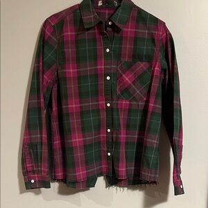 Current Elliott Ivie distressed shirt, S/M